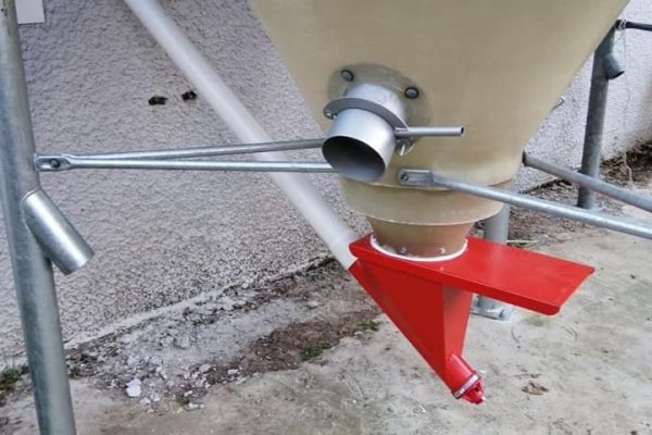 Fiberglass Feed Silo Flexible Auger Outlet